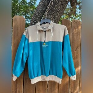 1990s Vintage Niagara Falls half zip lightweight sweatshirt size Large.